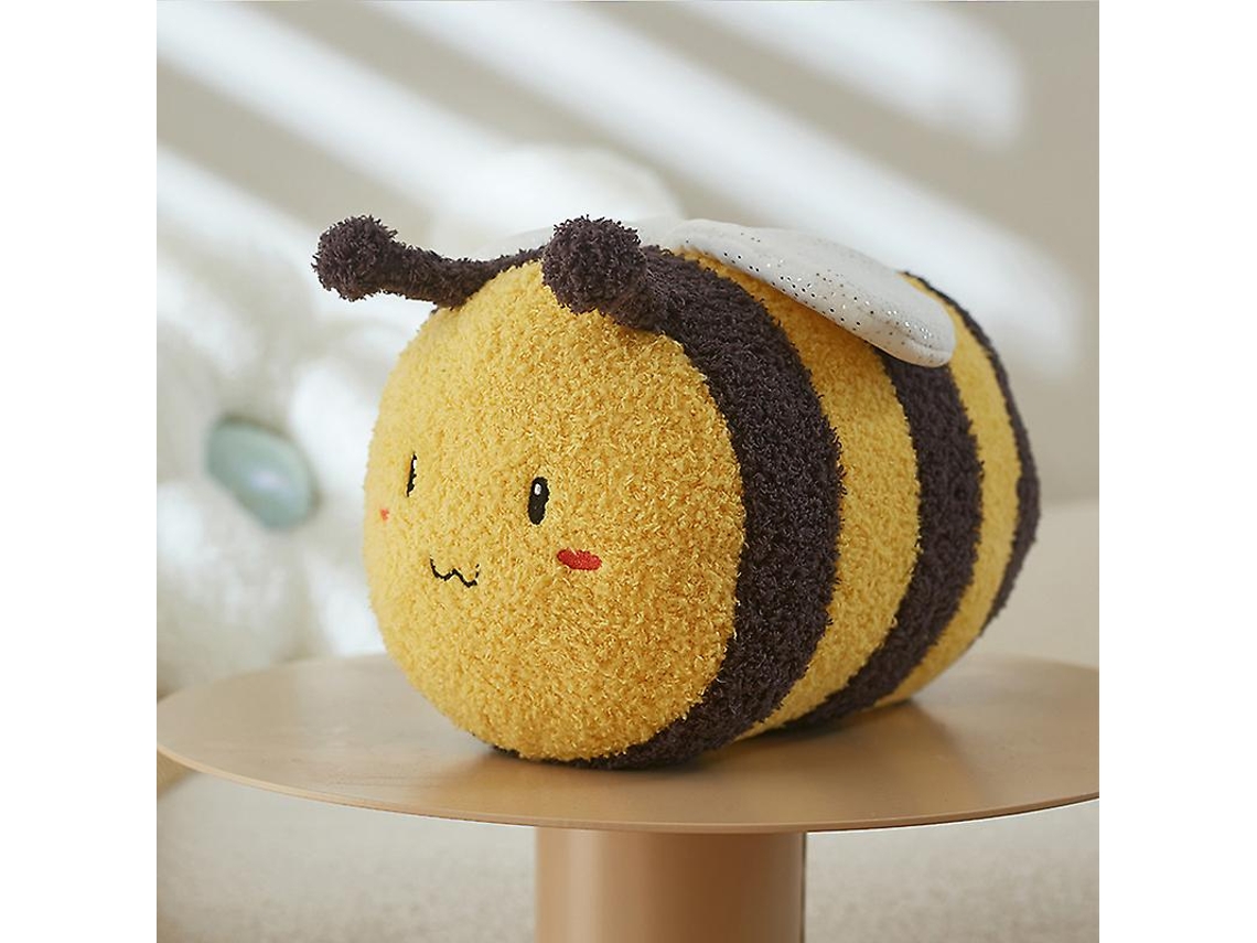Omni-almohada En Forma De Abeja Lindo Cojín De Peluche Decorativo Cómodo Resistente 30cm Para Regalo Hogar Dormitorio Sofá