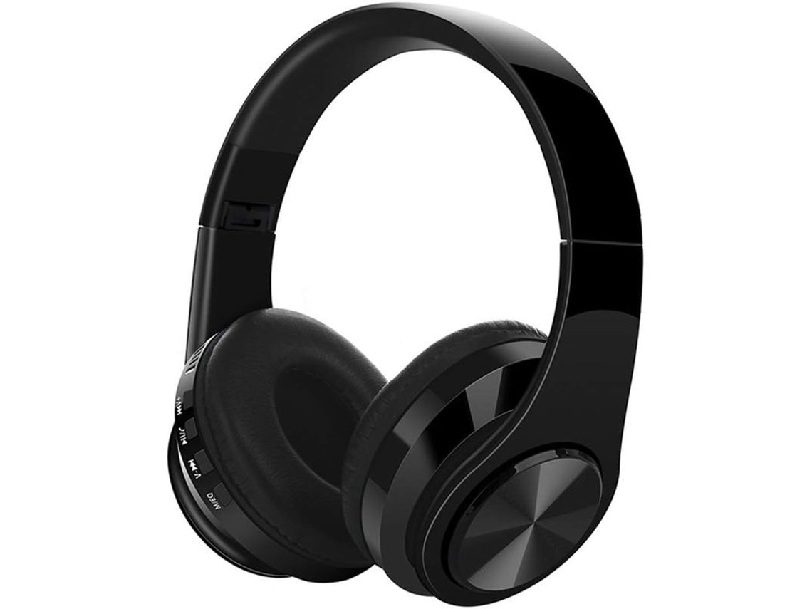Auriculares Bluetooth Supraaurales Linjou Con Micro Sd/tf, Fm, Cancelación De Ruido Y Micrófono Para Teléfonos Móviles