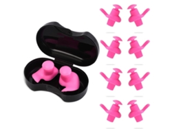 HYMNORA Tapones para Natación en Silicona, Reutilizables, Suaves, Impermeables, para Adultos y Niños, para Natación, Surf, Esnórquel