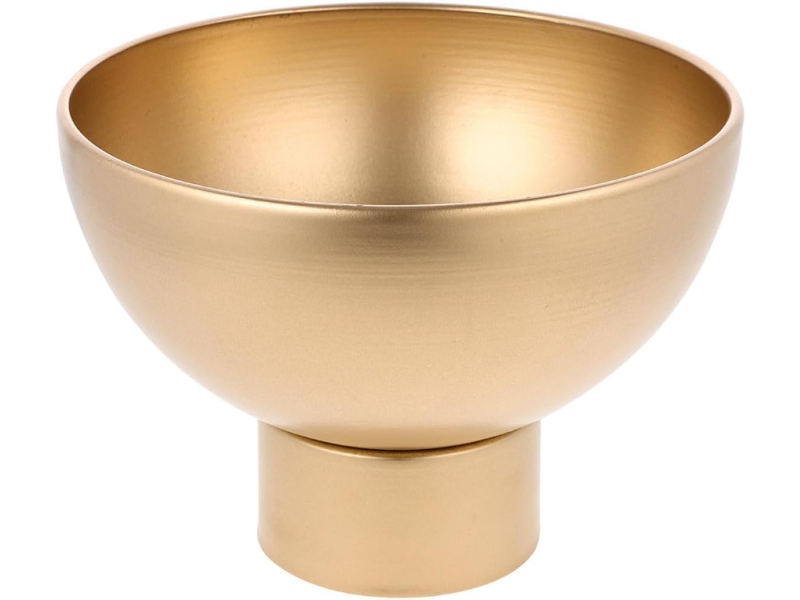 Maceta Grande De Metal Con Abertura Ancha, Para