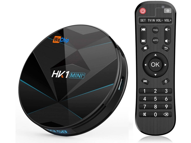 Box Smart TV WECHIP HK1 MINI+ (Android - 4K Ultra HD - 4 GB RAM - Wi-Fi)