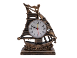 Reloj Decorativo Con Figura De Velero Antiguo, Ideal Para El Hogar Y De Fácil Mantenimiento.