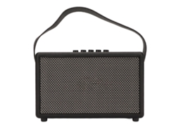 Altavoz Bluetooth (cuero vintage, graves potentes)