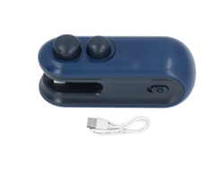 Selador De Sacos Mini Recarregável Portátil Selador Térmico Para Alimentos Lanches Biscoitos Ração De Pets Cozinha Azul