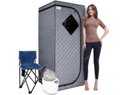 Kit De Sauna Portátil, Sauna De Vapor Doméstica, Calentador Personal, Silla Con Control Remoto Incluida.