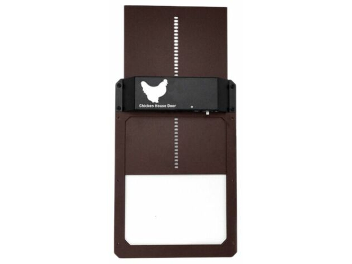 Puerta solar automática para gallinero