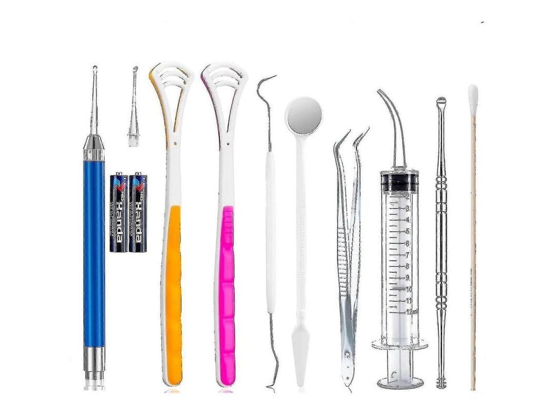 Kit De Herramientas Para La Limpieza De Amígdalas - Set Profesional Para La Eliminación De Cálculos Amigdalinos