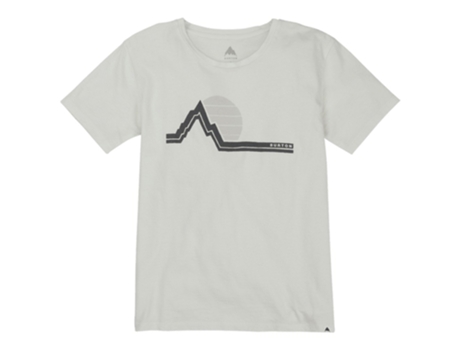 Camiseta Retro de Mujer BURTON Classic Blanco (XS)