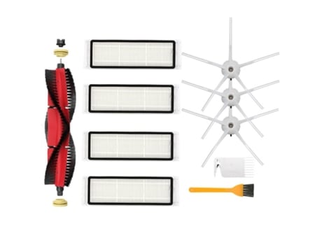 Para XiaoMi Roborock S6 S60 S65 S55 S5 T6 S55 accesorios piezas de limpiador al vacío filtro HEPA lavable cepillo principal lado Bru