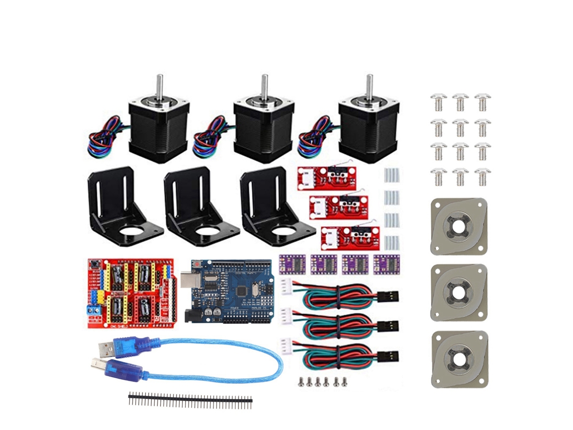 Kit Cnc De Impressora 3d (pacote De Acessórios Não Removível, Incluindo 3 Amortecedores)