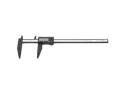 Calibrador Digital Lcd De 0-300 Mm/12 Pulgadas Con Mordaza Larga Y Herramienta De Medición De Carbono