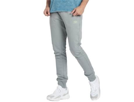 Calça UMBRO Corredores Slim Fit Cinzento M Homem