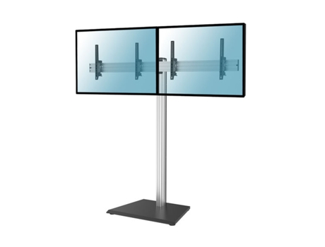 Soporte para 2 pantallas de TV 50'' - 55'' Altura 175cm, Inclinable