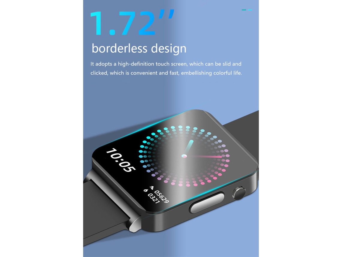 Smartwatch YIZHOOD TE81 Negro