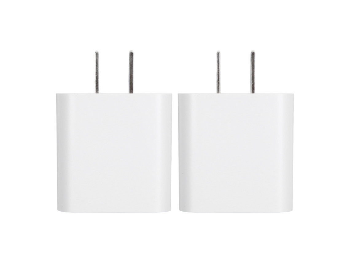 2 Unidades De Base De Carga Rápida Usb C Pd De 20 W Tipo C Para Ios 15 15 Pro 100-240 V