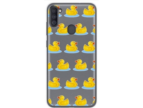 Carcasa Samsung Galaxy M11 TUMUNDOSMARTPHONE Dibujos Transparente Multicolor