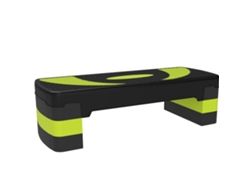 Plataforma de Step Aeróbico, Altura Ajustable en 3 Niveles (10/15/20 cm), Ideal para Ejercicios en Casa, Soporta Hasta 150 kg.