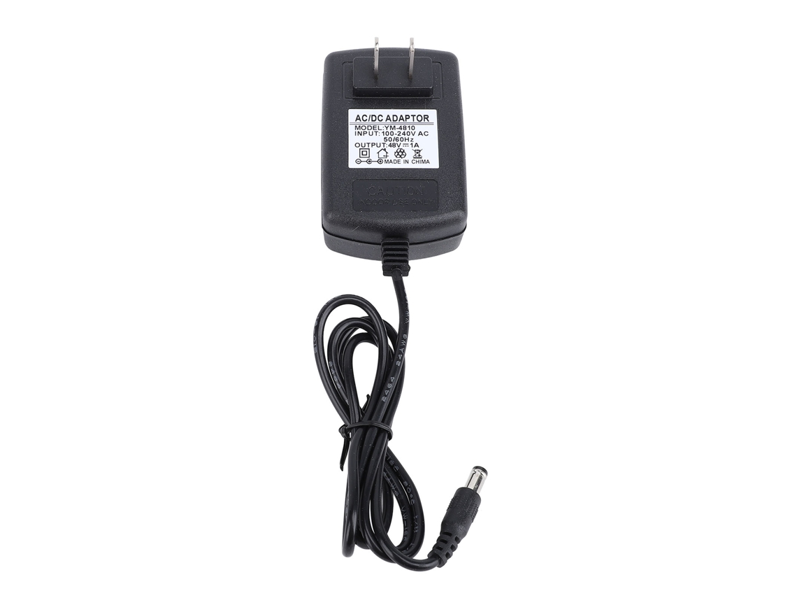 Adaptador De Energia Dc 48v 1a 5.5x2.5mm Cabo 93cm Seguro Para Painéis Led Dispositivos Us Plug