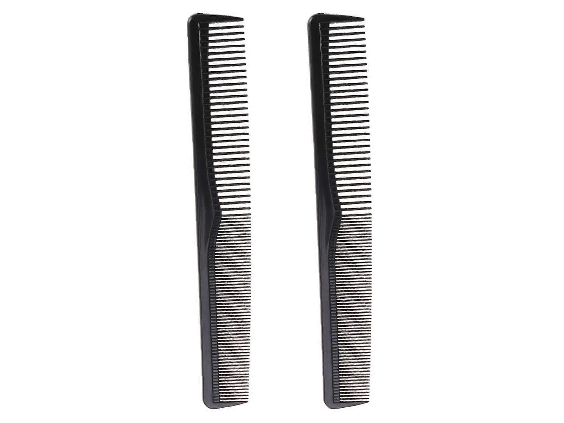 Peines de plástico antiestáticos con dientes para peluquerías y hoteles (negro) de Jinyubo Store