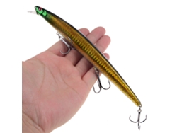Señuelo artificial pequeño con forma de pez, 18 cm, 24 g, con puntero láser Mdug (tamaño 22)