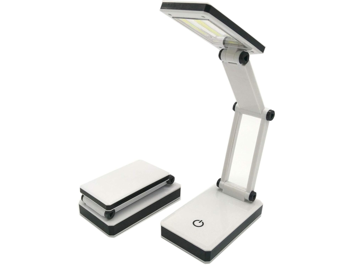 Lámpara Led Portátil, Lámpara De Mesa Plegable, 3 Niveles De Brillo, Ideal Para Viajar.