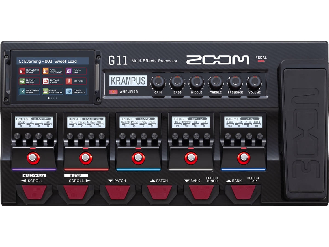 Pedales Zoom G11