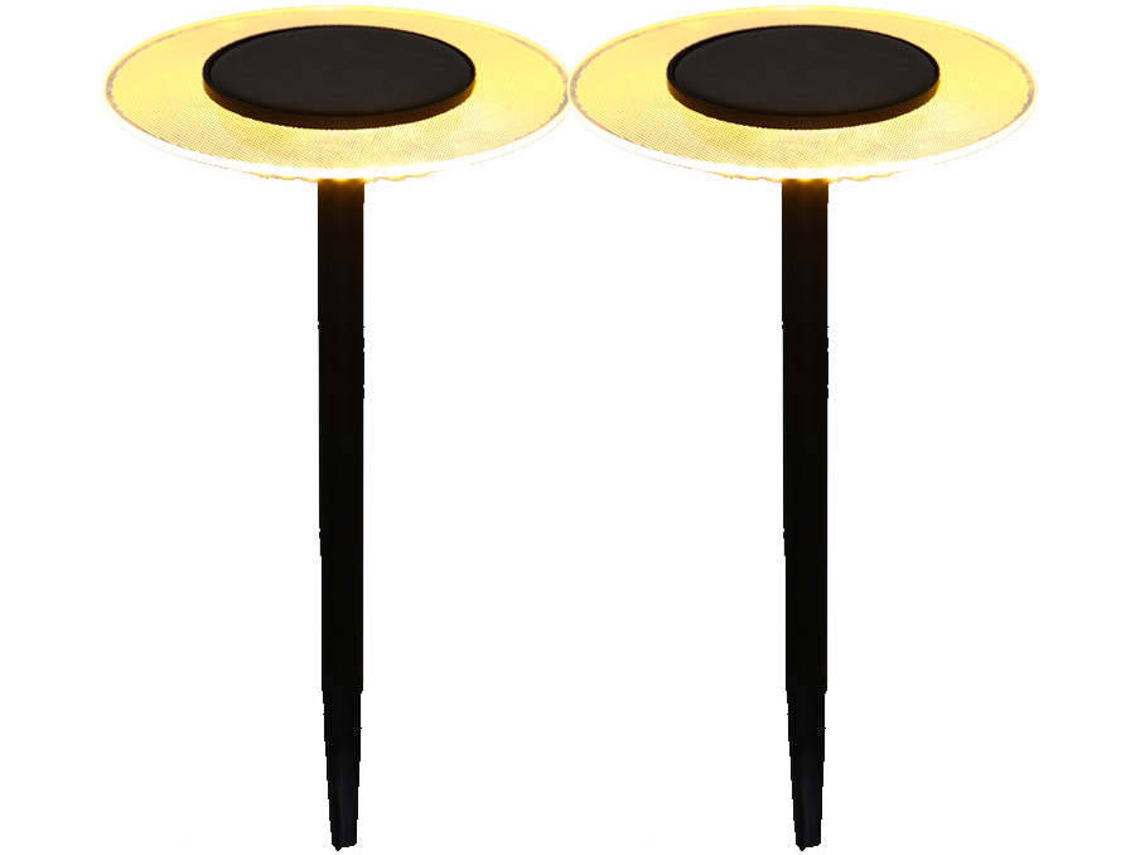 Iluminación Decorativa LUMI JARDIN (Negro - Acero - 16x35 cm)