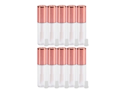 10 Tubos De Brillo Labial/barra De Labios Color Oro Rosa Para Manualidades, 1,2 Ml