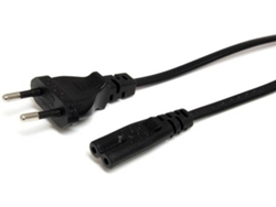 Cable de Alimentación STARTECH.COM PXTNB2SEU1M CEE7/16 para C7 Hembra/Hembra 1m Negro
