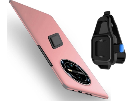 Funda Huawei Mate 40 Pro Turtleshell con Soporte de Cintura Rosa