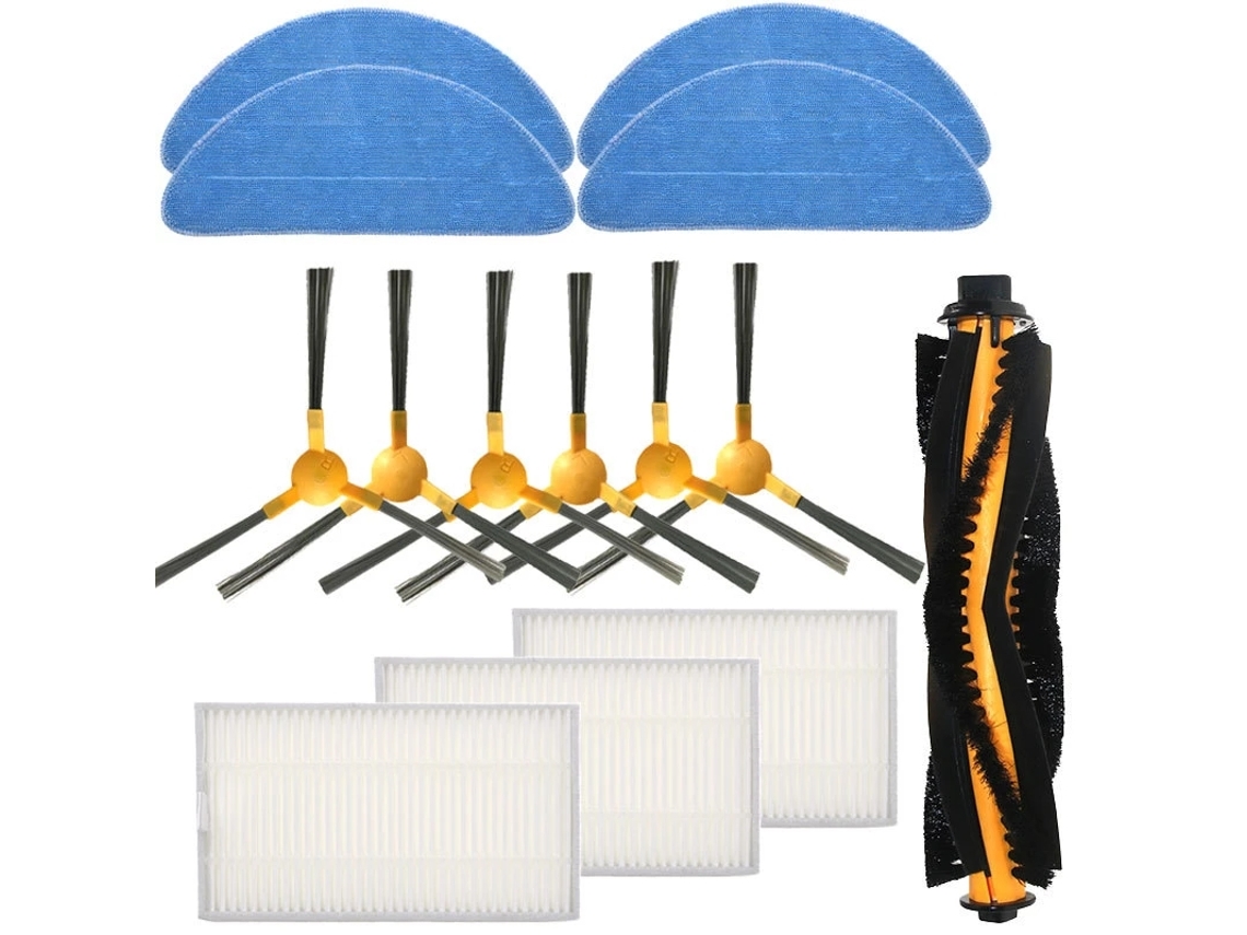 Cepillo principal Cepillo Lateral filtro Hepa paño de mopa para Proscenic 800T 820S para Liectroux C30B repuestos de aspiradora Accesorios