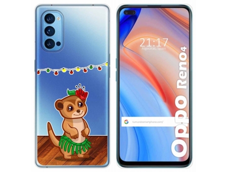 Carcasa Oppo Reno 4 5G TUMUNDOSMARTPHONE Dibujos Transparente