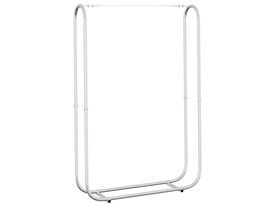 Estante Para Leña VIDAXL Plateado (100 x 25 x 150 cm)