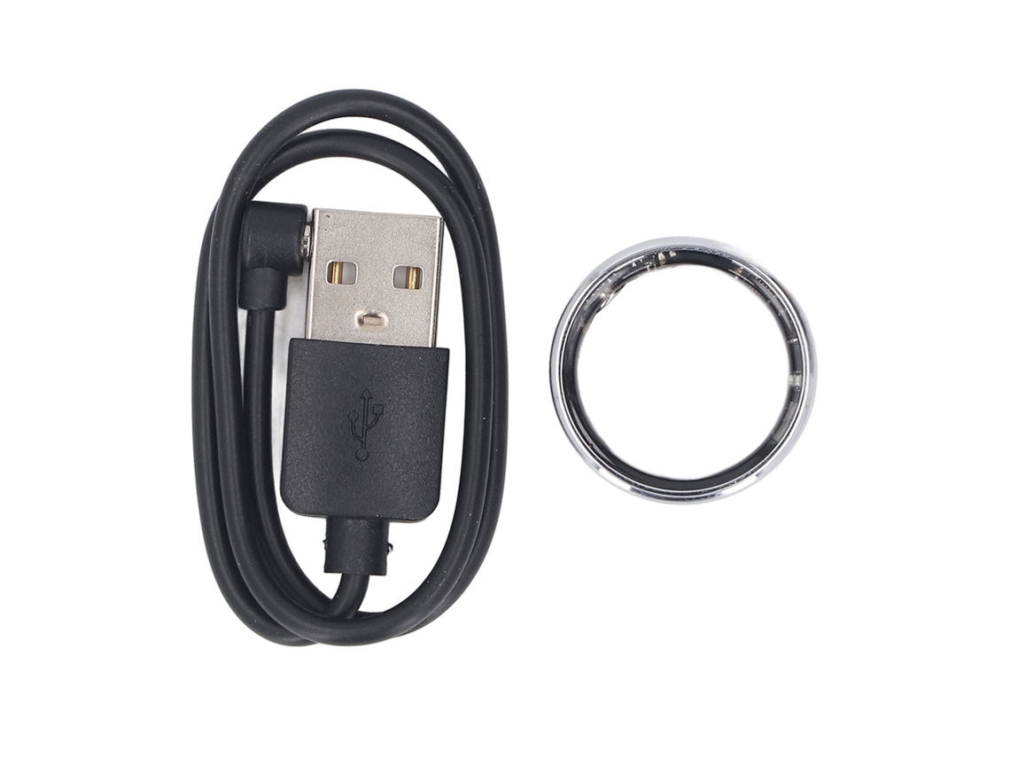 Rebe-anel Rastreador Inteligente De Fitness Com Resistência À Água Ip68 Prata