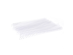 20 Piezas Anillos De Unión Plásticos De 30 Agujeros Para Hoja Suelta Espiral Resorte 13mm Transparente Para Papel A4