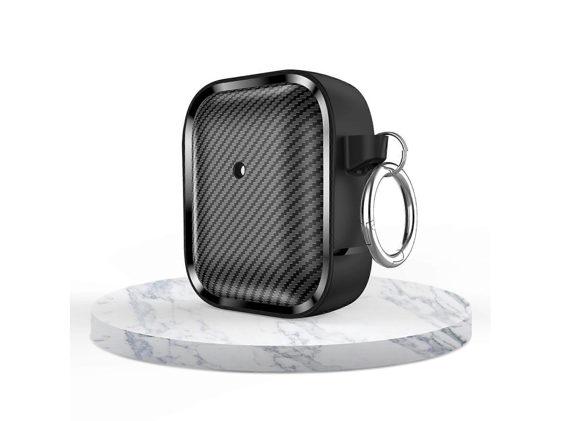 Estuche de fibra de carbono para AirPods 1/2 con marco para fotos. GIECY