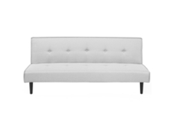 Sofá cama BELIANI Visby de Poliéster Gris 180x92x80