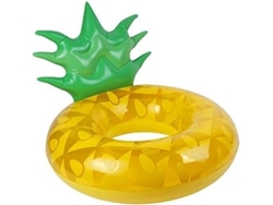 Flotador inflable grande de piña para piscina, piña, natación, Digitallab