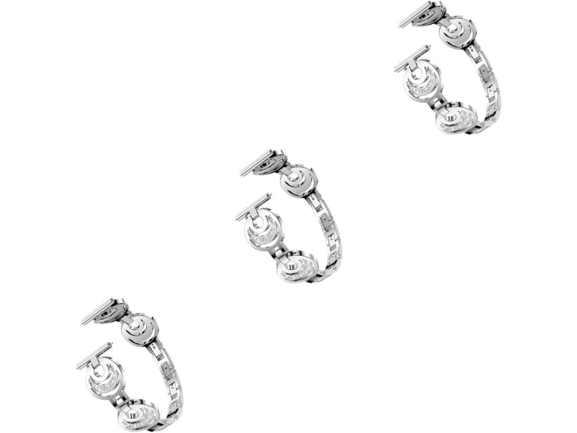 3 Piezas De Correa De Reloj De Cristal Para Reloj Inteligente, Pulsera De Reloj De Moda