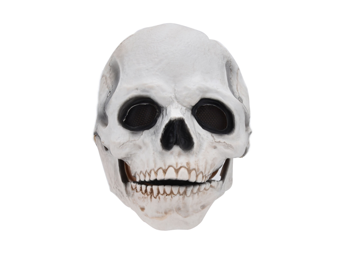 Máscara De Calavera De Látex Con Mentón Móvil Para Halloween, Cosplay, Carnaval, Navidad, Pascua Y Festivales.