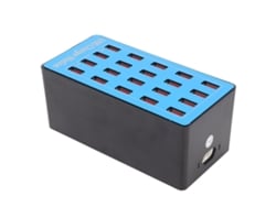 Cargador Poroso De Alta Potencia 100w De Carga Rápida Con 20 Puertos De Carga Directa