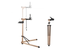 Soporte para reparación y mantenimiento de bicicletas 49,9 kg con bandeja y abrazadera de 360° Tekmaquinas