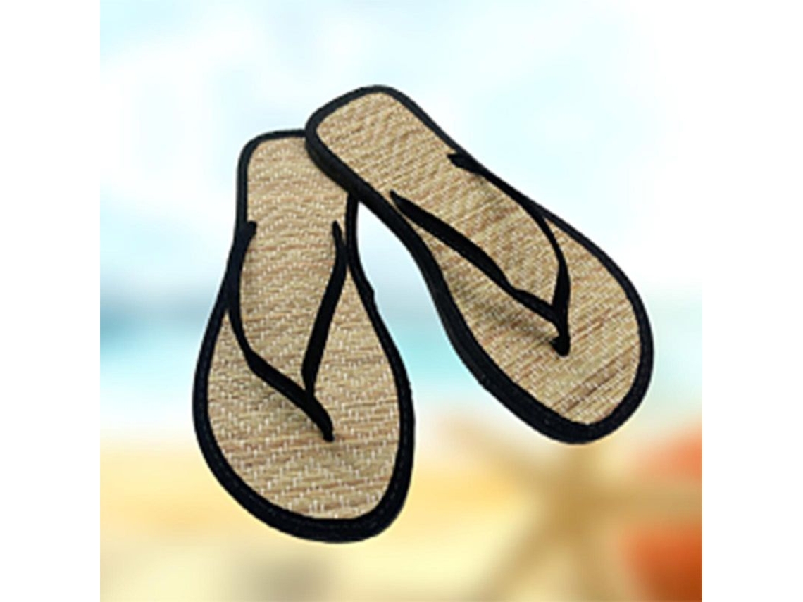 2026-sandalias Planas Mujer Confortables Antideslizantes De Bambú Rattan Para Interior Hogar Baño Primavera Otoño