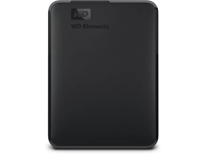 Disco HDD Externo WESTERN DIGITAL Elements Portable 5 TB (Negro - 5 TB - USB 3.0)