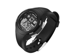 Reloj Electrónico Multifuncional Estudiantil Fashionable Pulsera Sanda Negro