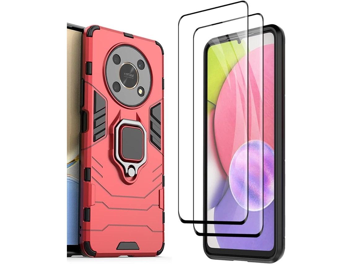 Conjunto de Fundas Lite Armadura Camada Dureza para Honor, Huawei Honor Magic4 Lite 4G 5G HONGWE. (2un)