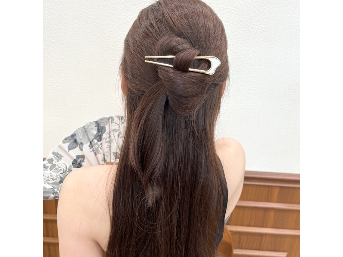 Pinza Para El Cabello De Aleación En Forma De U, Estilo Chino Antiguo, Para Peinados Tradicionales.