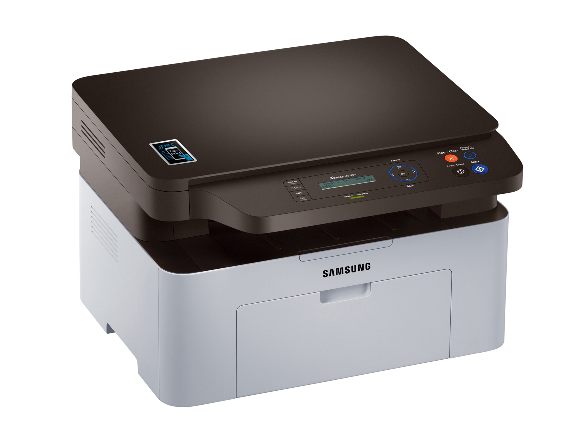 Impresora SAMSUNG Xpress M2070W (Multifunción - Láser Mono - Wi-Fi)