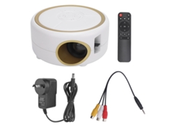 Projetor Mini 1080p Hd Com Espelhamento De Tela Fio E Alto-falante Integrado Portátil Led Para Casa E Exterior Plug Au