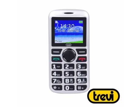 Teléfono Senior TREVI 1.77 Sos Max 10 Gris